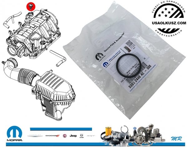 Oring uszczelniacz zaworu PCV Jeep Wagoneer Grand Wagoneer V8