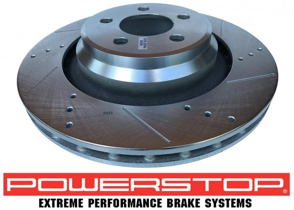 Tylna WIERCONA NACINANA tarcza hamulcowa 350mm POWERSTOP Chrysler 300C SRT