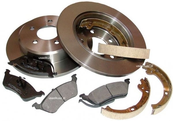 Tarcze klocki oraz szczęki hamulcowe Dodge Caravan 1996-2007