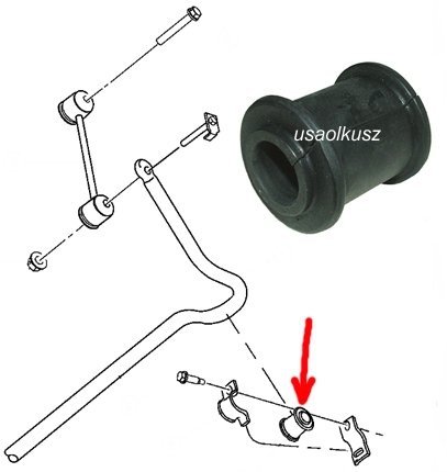 Guma stabilizatora tył Chrysler PT Cruiser 16mm