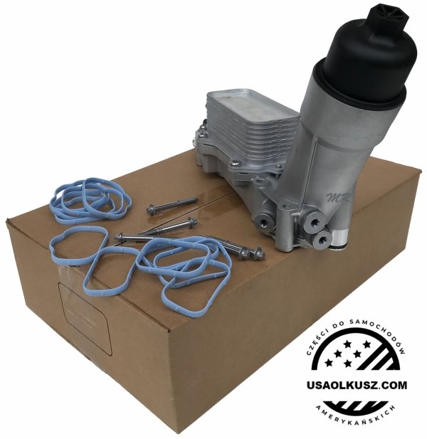 ALUMINIOWA obudowa filtra oleju z chłodnicą oraz czujnikami Dodge Journey 3,6 V6
