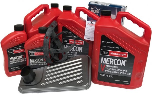 Filtr + olej Motorcraft Mercon V skrzyni biegów 4R100 Ford Bronco 4x4 