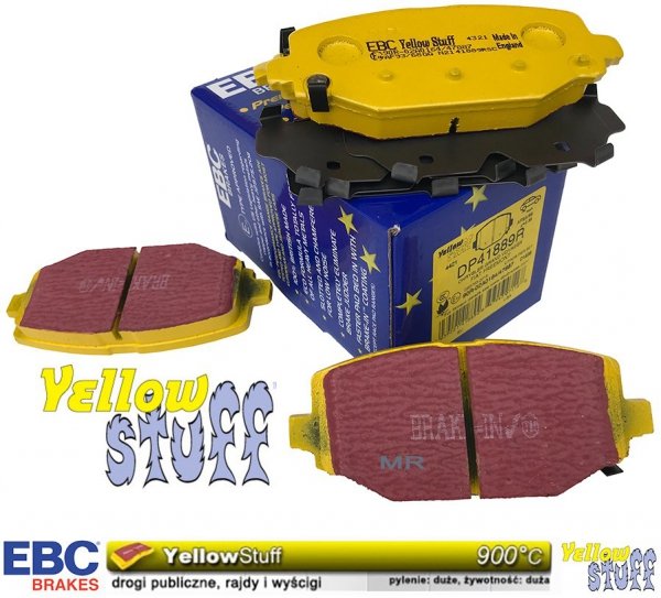 Klocki hamulcowe tylne EBC YellowStuff Volkswagen Routan 2012-