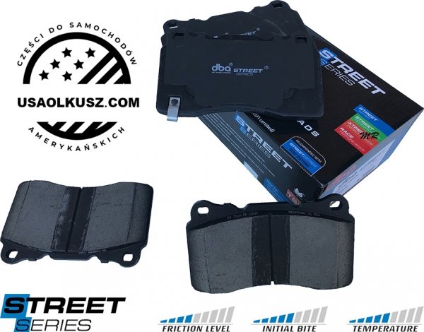 Klocki hamulcowe przednie DBA STREET SERIES Chevrolet Camaro 2010-