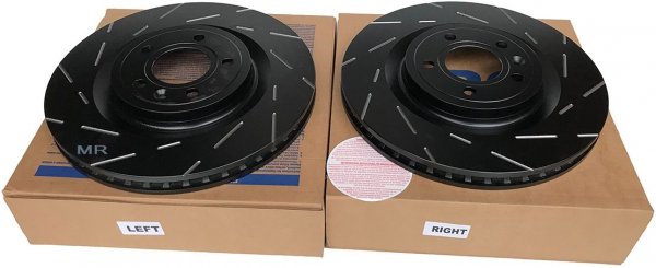 Przednia NACINANA tarcza hamulcowa 336mm EBC seria USR Ford Mustang 2011-2014