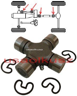 Krzyżak wału napędowego Ford Expedition 4x4 1997-2002