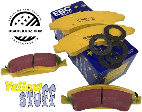 Przednie klocki hamulcowe EBC YellowStuff GMC Yukon 1500 2009-