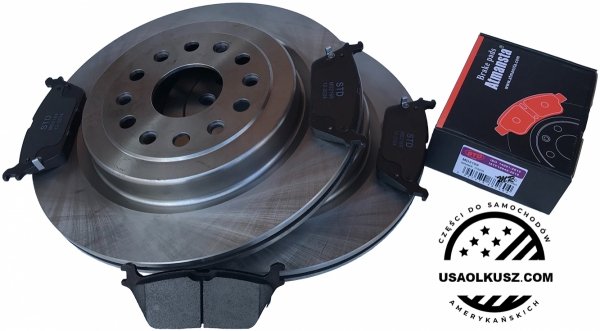 Tylne klocki + tarcze hamulcowe RAM 1500 DT 2019-