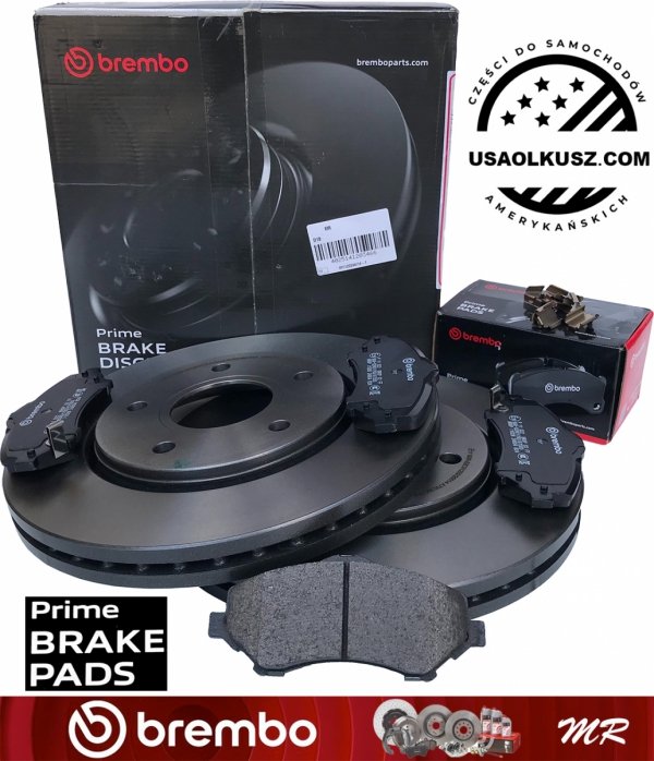 Klocki oraz przednie tarcze hamulcowe BREMBO 303mm Fiat Freemont -2012