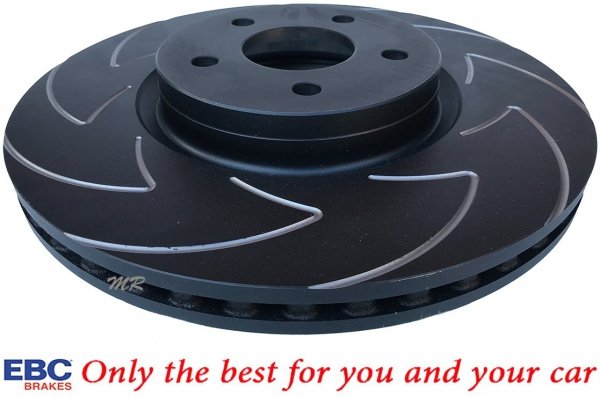 Przednia NACINANA tarcza hamulcowa 320mm EBC seria BSD Ford Kuga AWD 2013-