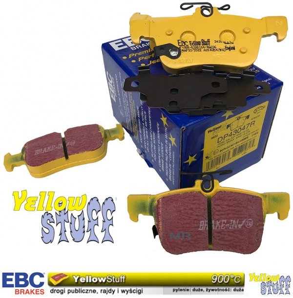 Klocki hamulcowe tylne EBC YellowStuff Ford Kuga 2017-