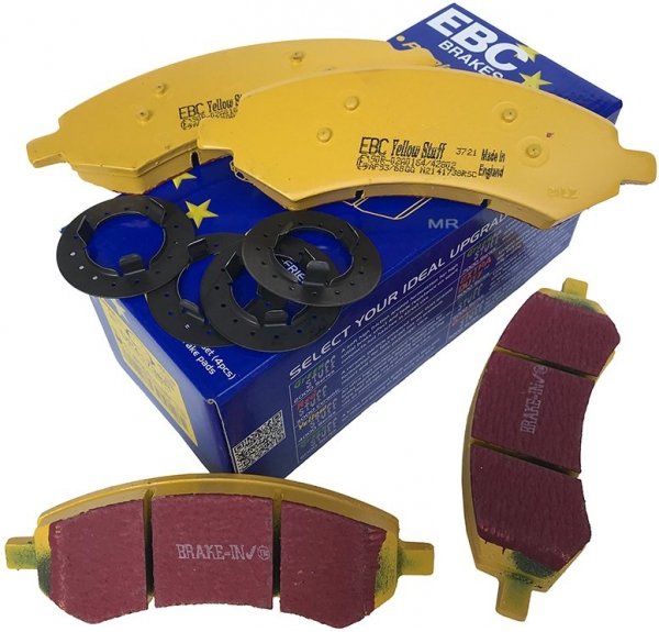 Przednie klocki hamulcowe EBC YellowStuff Chrysler Aspen