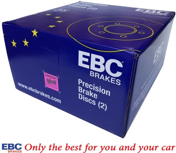 Przednia NACINANA tarcza hamulcowa 330mm EBC seria USR RAM Cargo Van 2012-