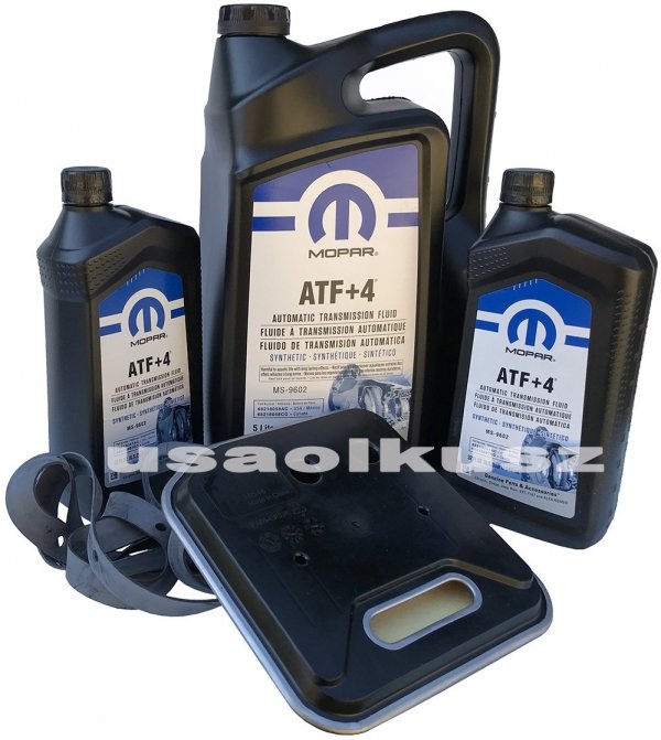 Olej MOPAR ATF+4 6,89l oraz filtr skrzyni biegów Dodge Dakota 1998-2003