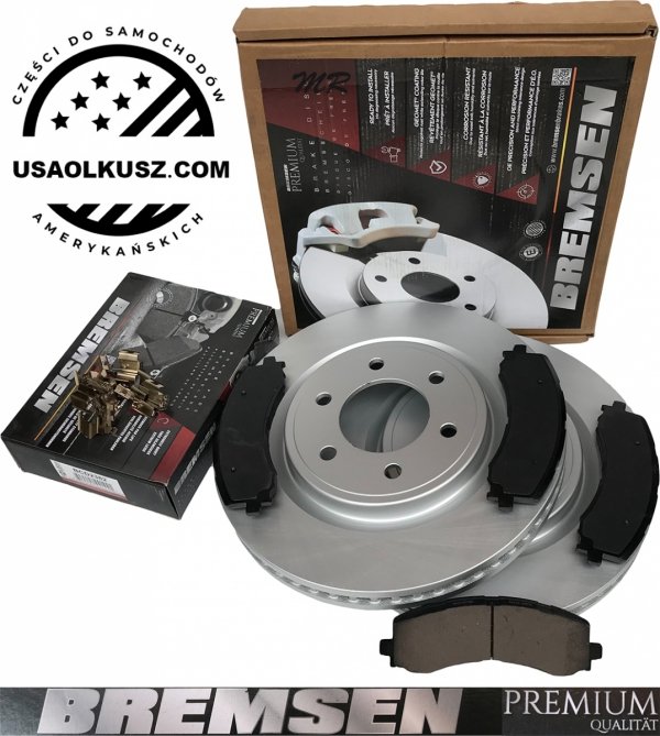 Przednie klocki + tarcze hamulcowe 350mm Ford F-150 F150 2021-2024