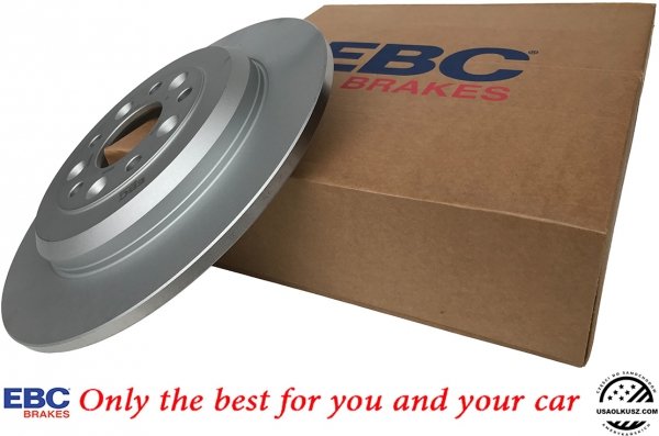 Tarcza hamulcowa tylna 330mm EBC seria Premium Ford Flex 2009-2019