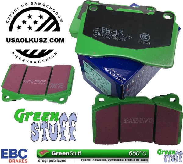 Klocki hamulcowe przednie EBC GreenStuff Cadillac STS -2011