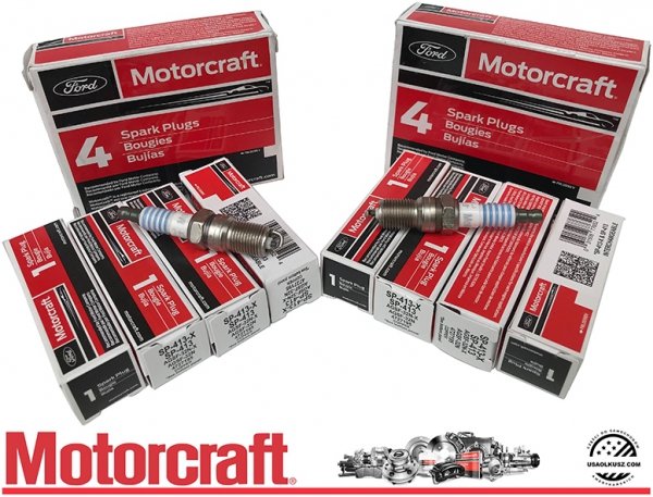 Zestaw 8 świec zapłonowych MOTORCRAFT SP413 Lincoln Blacwood