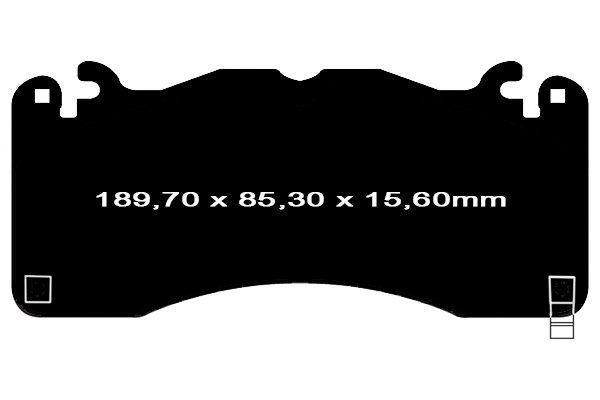 Przednie CERAMICZNE klocki RedStuff + SPORTOWE PŁYWAJĄCE tarcze EBC seria SG Racing Ford Mustang 5,0 V8 2015-