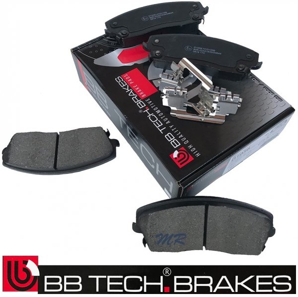 Przednie klocki + NACINANE tarcze hamulcowe 320mm BB-TECH Dodge Charger