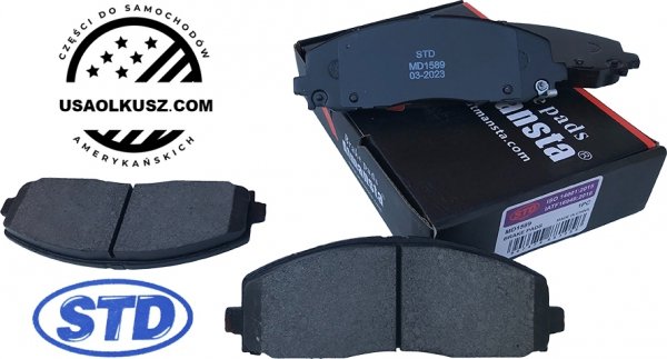Klocki hamulcowe przednie Dodge RAM Cargo Van 2012-