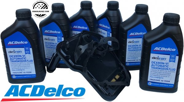 Filtr + olej ACDelco Dextron VI automatycznej skrzyni biegów 6L80 Chevrolet Avalanche 2009-2013