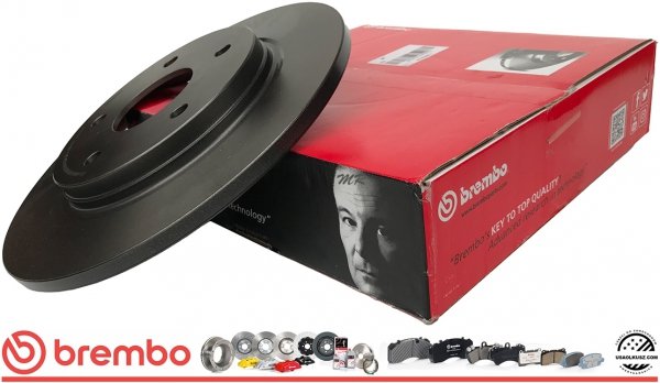 Klocki oraz tarcze hamulcowe tylne 305mm BREMBO Chrysler Voyager Town Country 2008-