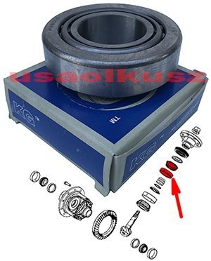 Łożysko wałka ataku tylnego mostu Dana44 226MM zewnętrzne Jeep Grand Cheroke