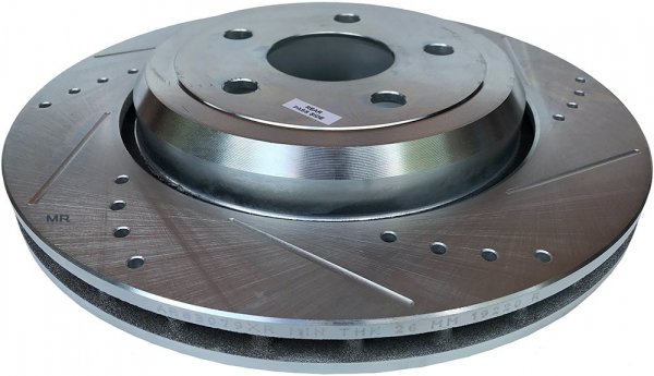 Tylna WIERCONA nacinana tarcza hamulcowa 350mm POWERSTOP Dodge Durango SRT