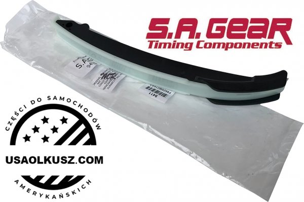 Prowadnica lewego napinacza łańcucha rozrządu silnika Ford F-350 F-450 F350 F450 Super Duty 5,4 V8 / 6,8 V10