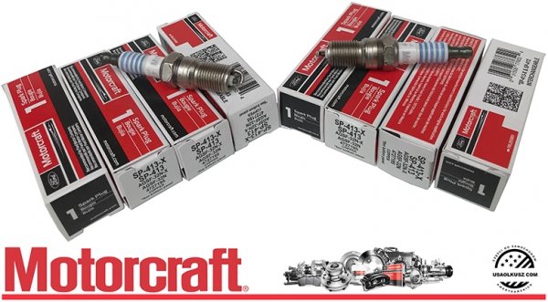 Zestaw 8 świec zapłonowych MOTORCRAFT SP413 Ford Crown Victoria