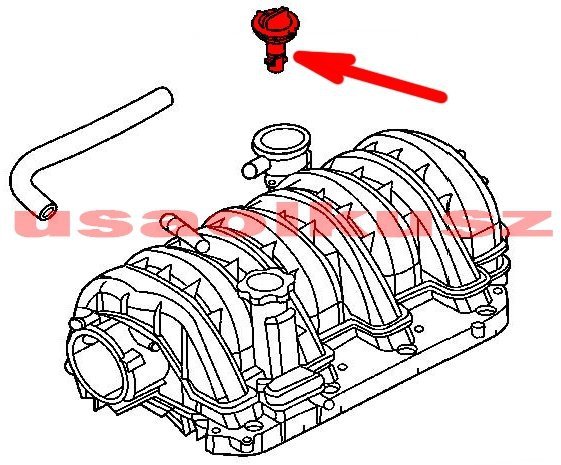 Zawór PCV Chrysler 300C 5,7 V8 2007-