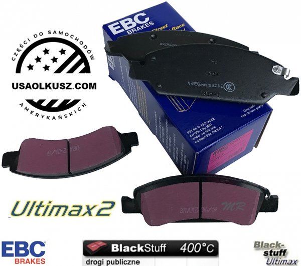 Przednie klocki hamulcowe EBC Ultimax2 GMC Yukon 1500 2009-