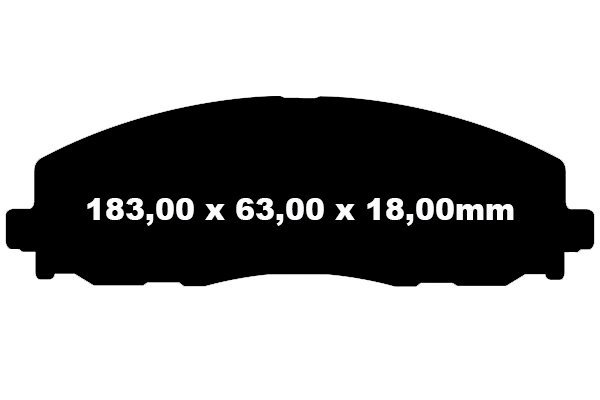 Przednie klocki Ultimax2 + NAWIERCANE NACINANE tarcze hamulcowe 330mm EBC seria GD Chrysler Voyager Town Country 2012-2016