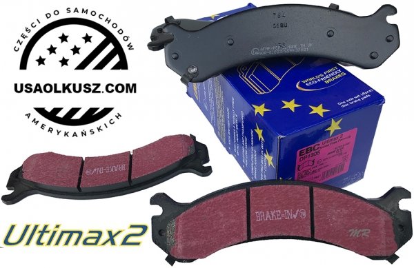 Przednie klocki hamulcowe EBC Ultimax2 GMC Savana 2500 3500 4500 2003-2020