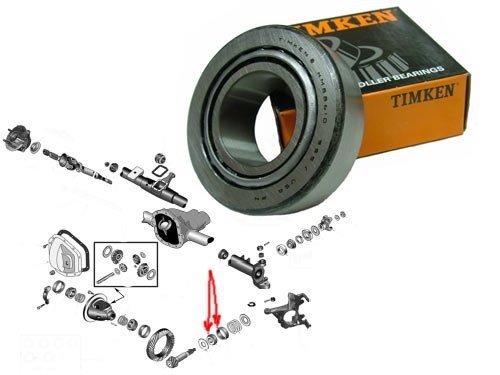 Łożysko wałka ataku przedniego mostu INNER Lexus LX470 2003-2007
