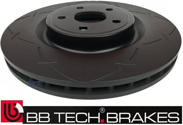 Przednia NACINANA tarcza hamulcowa 380mm BB-TECH Jeep Grand Cherokee SRT 6,4 V8 2012-2020