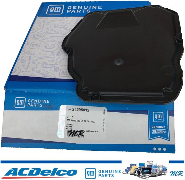 Oryginalny filtr GM + olej Mobil1 Synthetic LV ATF HP DEXTRON skrzyni biegów 8L45 8L90 Cadillac CTS 2016-2019