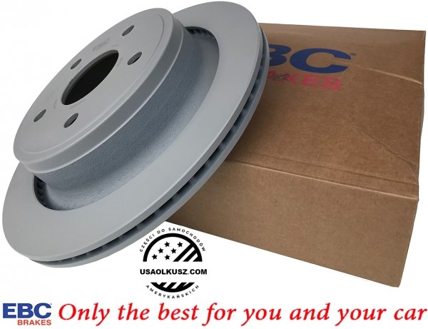 Tylne klocki GreenStuff + tarcze hamulcowe EBC PREMIUM Dodge RAM 1500 2003-