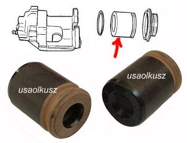Tłok tylnego zacisku hamulcowego Dodge Intrepid 1998-2004