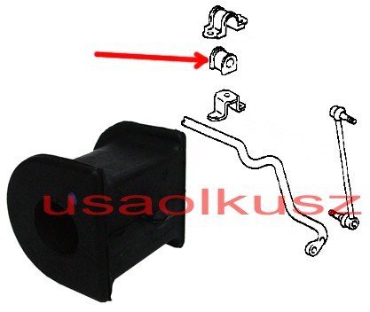 Guma tuleja stabilizatora przedniego 17mm Lexus RX300 1998-2003