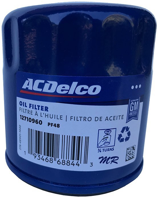 Filtr oleju silnika ACDelco PF48E Chevrolet Silverado V8 2007-