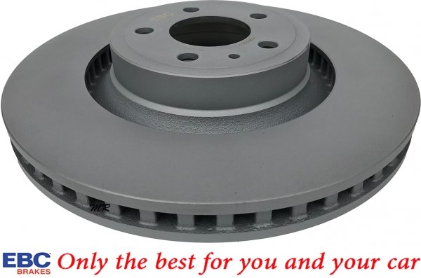 Przednie klocki RedStuff + tarcze hamulcowe 352mm EBC seria PREMIUM Ford Mustang 2015-