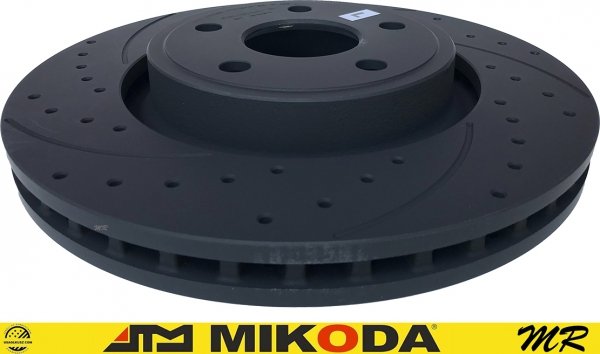 Przednie klocki BREMBO + WIERCONE tarcze hamulcowe HD  Dodge Durango 3,6 V6 2011-
