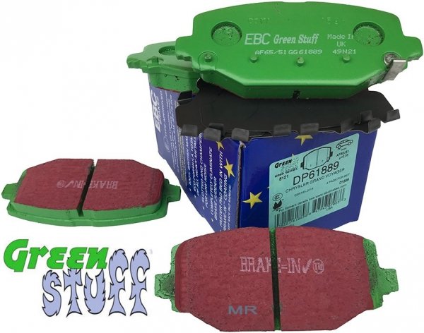 Klocki hamulcowe tylne EBC GreenStuff SUV Chrysler Voyager Town Country 2012-