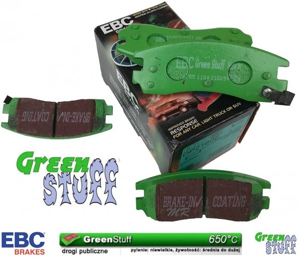 Klocki hamulcowe tylne EBC GreenStuff Saturn SC