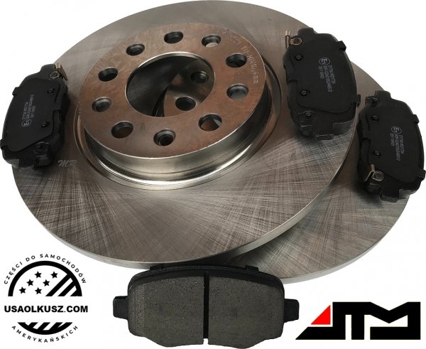 Klocki + tarcze hamulcowe tylne 278mm Jeep Cherokee KL 2014-2023