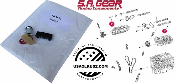 Napinacz hydrauliczny łańcucha wałków rozrządu silnika Ford Taurus 3,5 V6 Naturally Aspirated 2013-