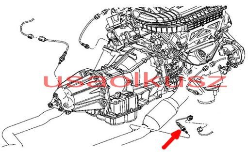 Sonda lambda tylna Volkswagen Routan 3,8 V6