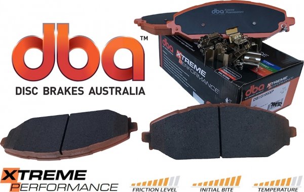 Przednie klocki DBA Xtreme Performance + tarcze hamulcowe DBA 4000 T3 RAM 1500 DT 2019-